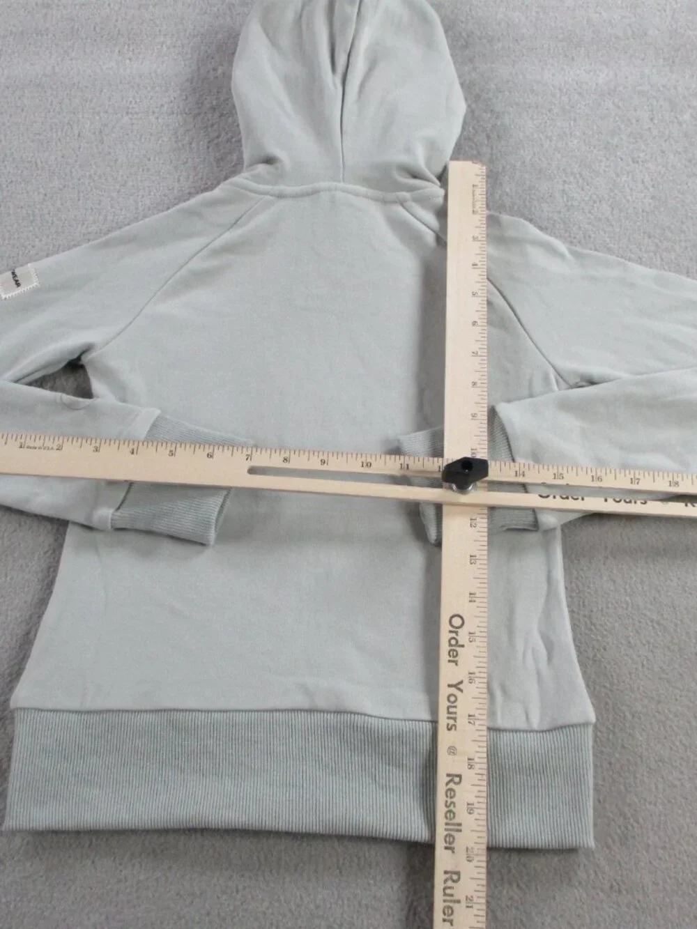 Body by Raven Tracy Hoodie Womens XS Heather Gray Essentials Zip Sweatshirt NEW - Picture 6 of 11